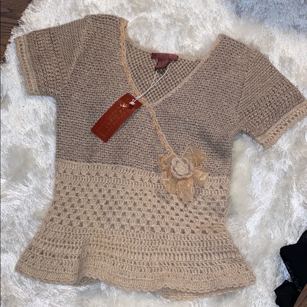 Red Light Knit Top